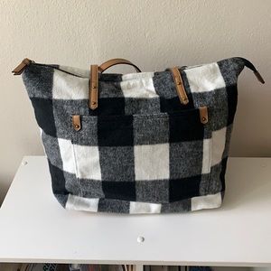 Buffalo print purse